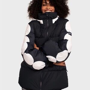 Cynthia Rowley x ROXY Stylish Black and White Women's Snow Jacket